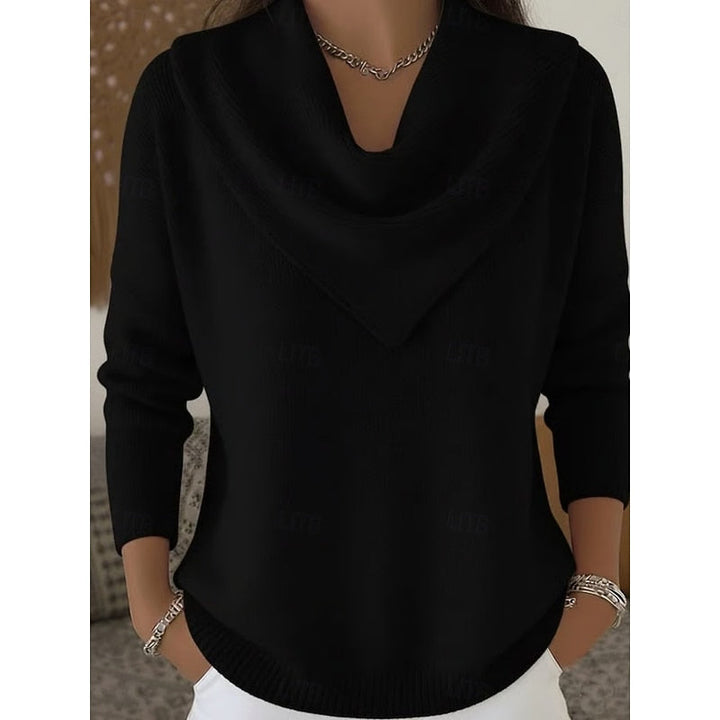 Isla | Draped Cowl Neck Sweater