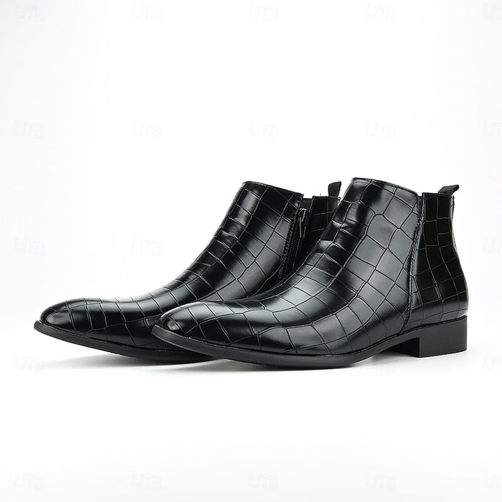 Clifford | Polished Slip-On Chelsea Boots
