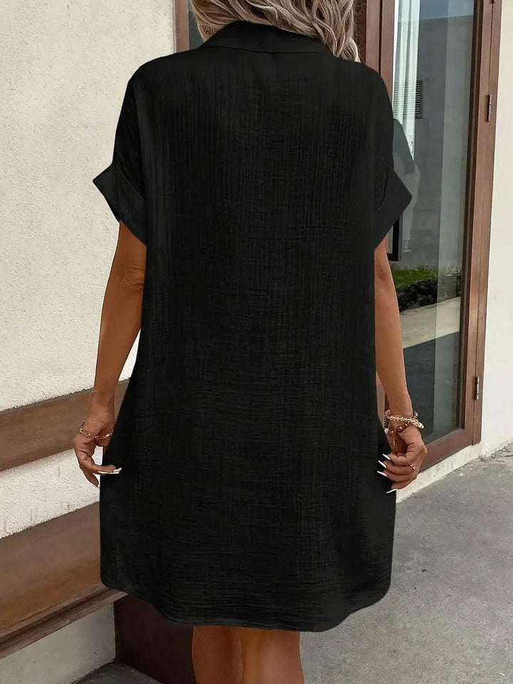 Genevra | Timeless V-Neck Blouse Dress