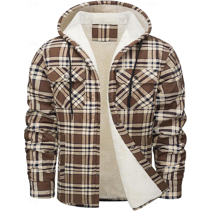 Chandler | Hooded Plaid Shacket