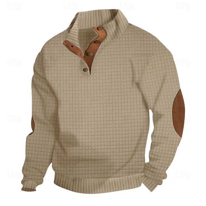Nash | Button-Neck Pullover Sweater
