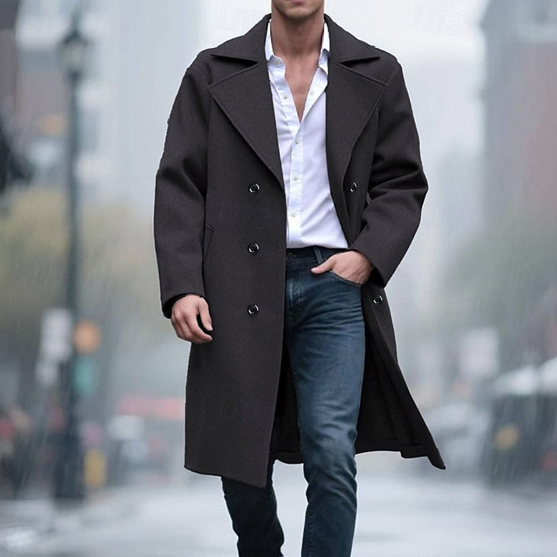 Ellison | Refined Double-Breasted Overcoat
