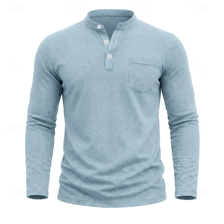 Russell | Long-Sleeve Henley Shirt