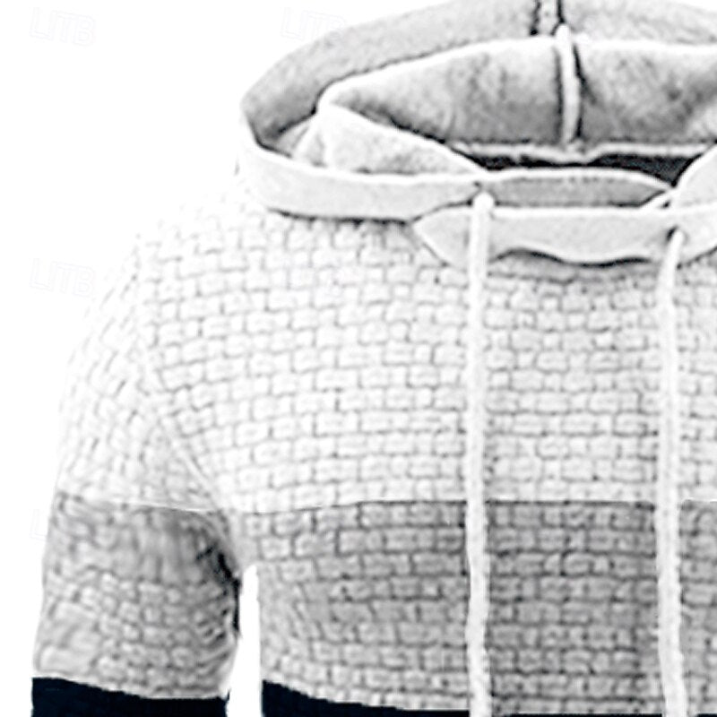 Grady | Colour-Block Hooded Pullover Hoodie