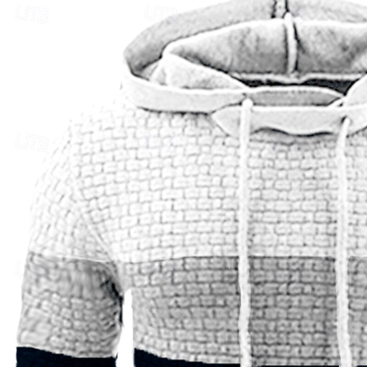 Grady | Colour-Block Hooded Pullover Hoodie