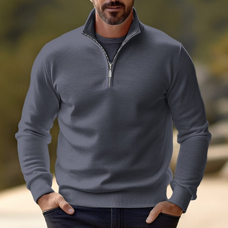 Camden | Half-Zip Stand-Collar Sweater