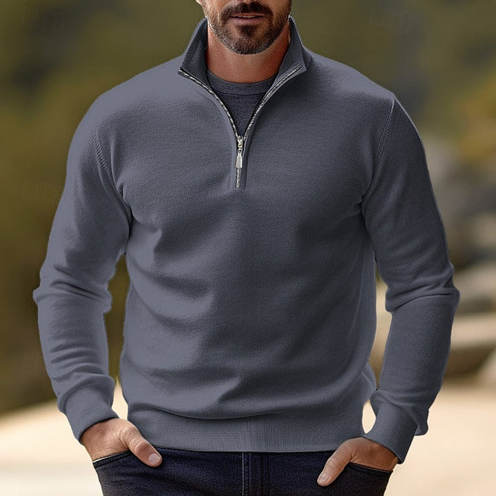 Camden | Half-Zip Stand-Collar Sweater
