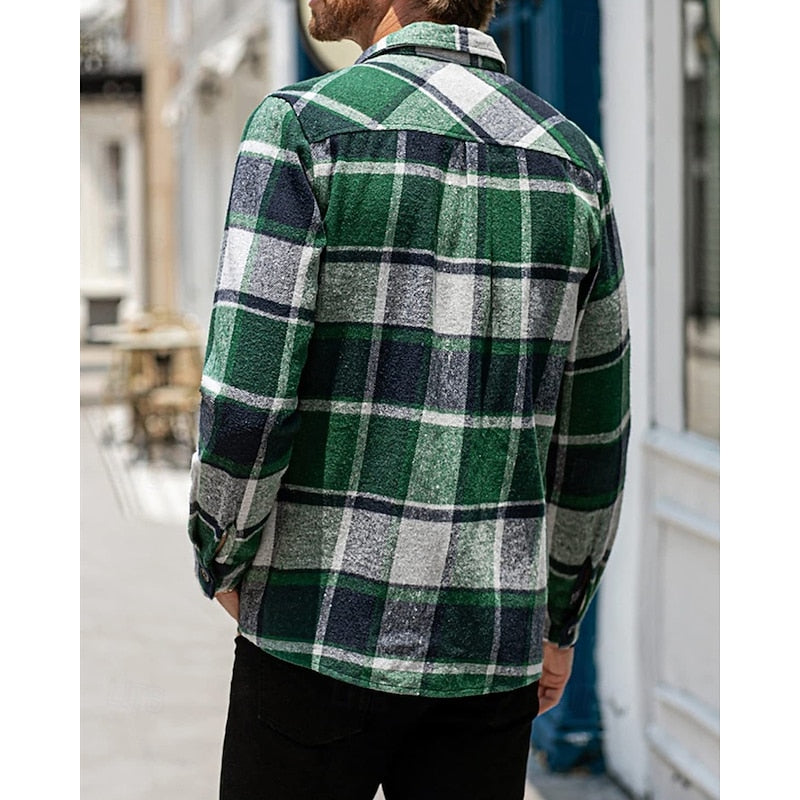 Callan | Rugged Plaid Shirt Jacket