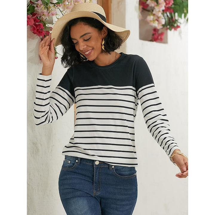Penelope | Striped Long-Sleeve Top