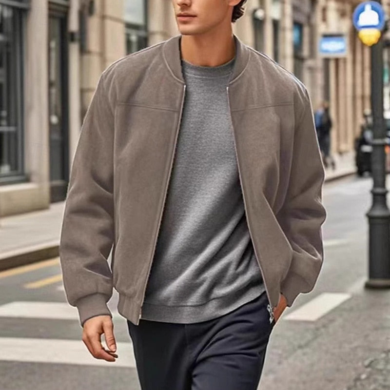 Reginald | Stand-Collar Zip Jacket