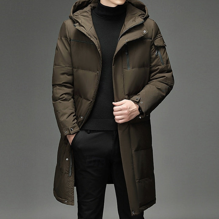 Leland | Hooded Longline Winter Coat