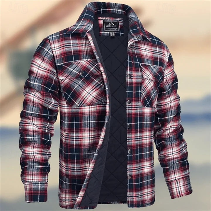 Bram | Insulated Plaid Shirt Jacket