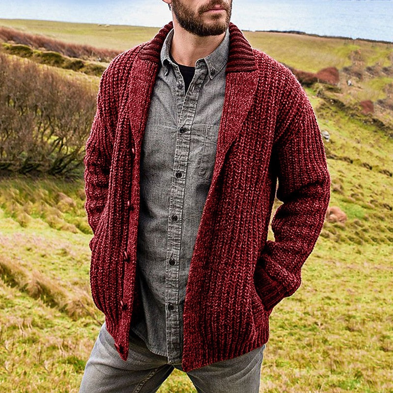 Gordon | Shawl Collar Knit Cardigan
