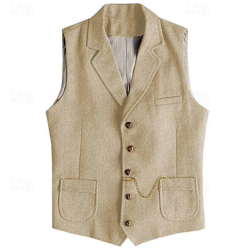 Percival | Refined Single-Breasted Vest