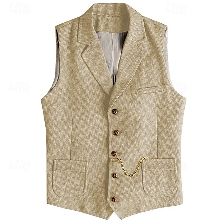 Percival | Refined Single-Breasted Vest
