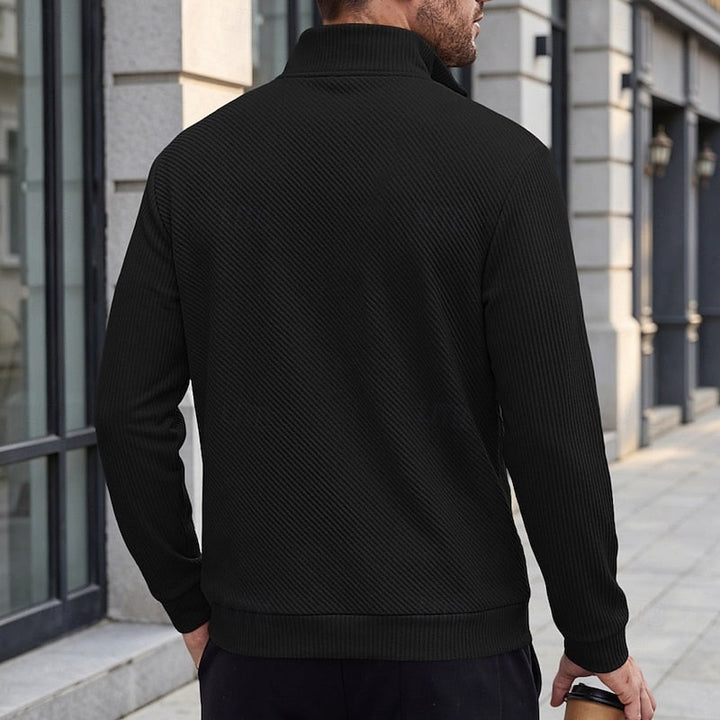 Barrett | Quarter-Zip Textured Pullover