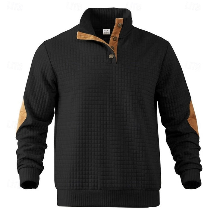 Nash | Button-Neck Pullover Sweater