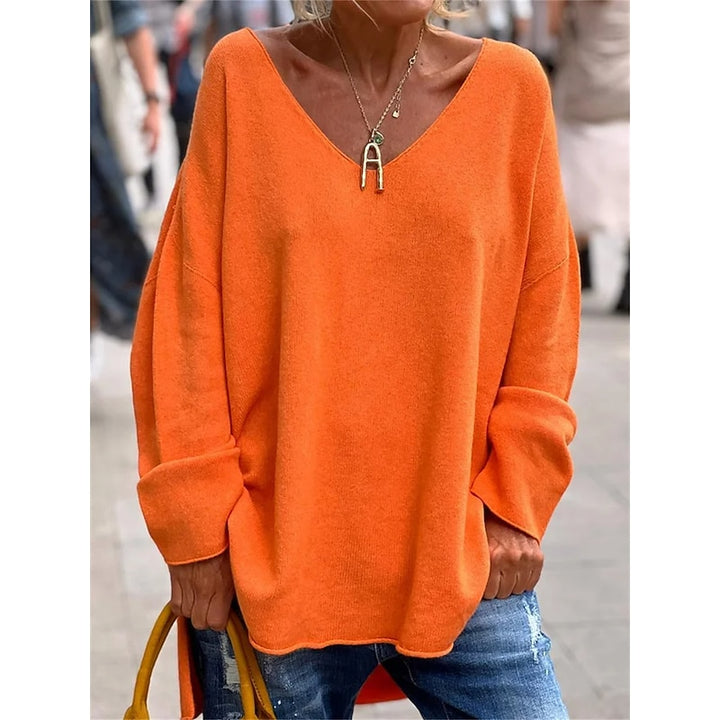 Rosalie | Relaxed V-Neck Sweater