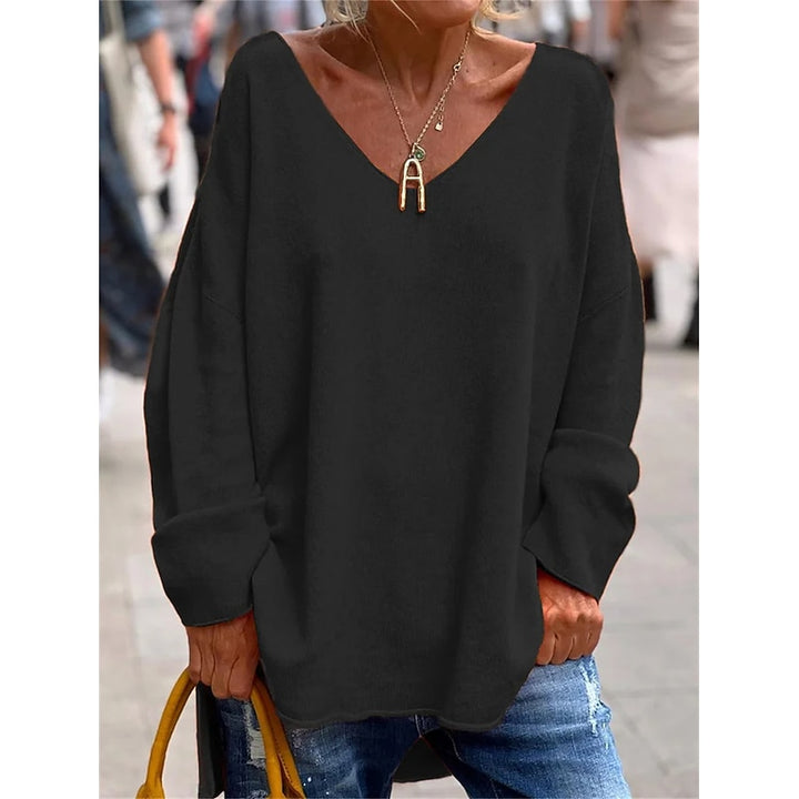 Rosalie | Relaxed V-Neck Sweater