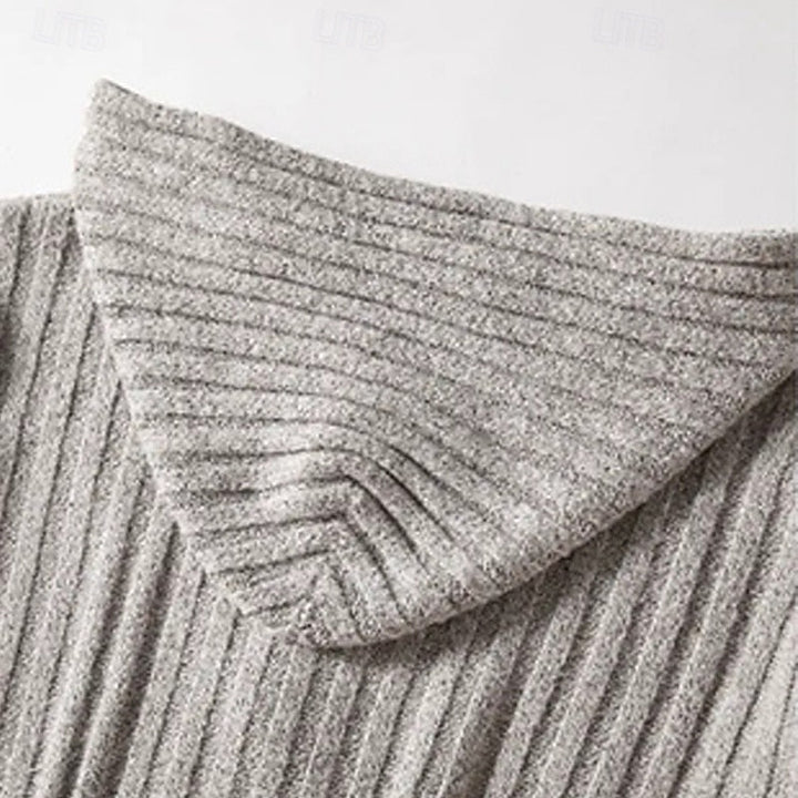 Bryson | Cable-Knit Hooded Cardigan