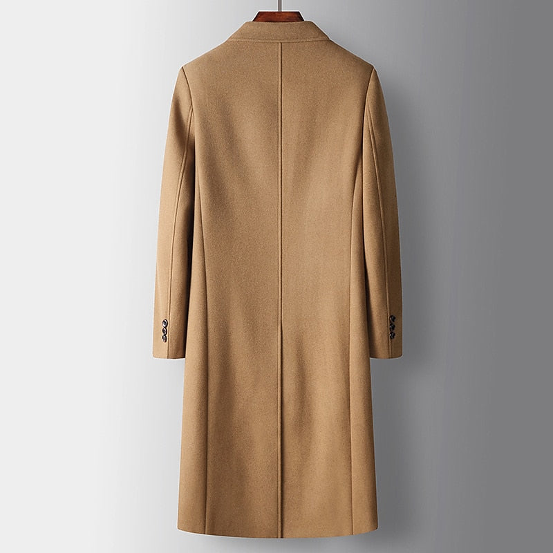 Lincoln | Double-Breasted Longline Overcoat