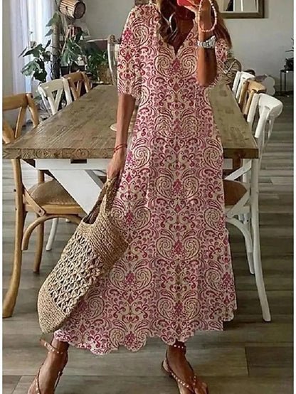 Summer | Effortless Boho Flattering Dress