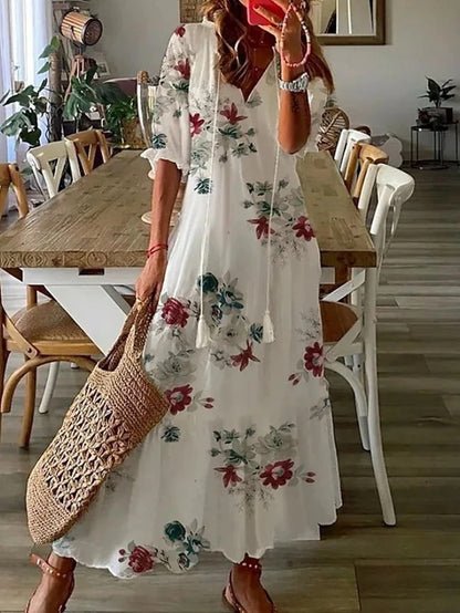 Isla | Stylish Bohemian Midi Dress