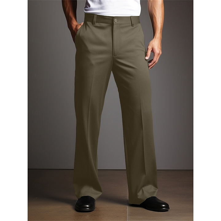 Nigel | Tailored Straight-Leg Dress Pants