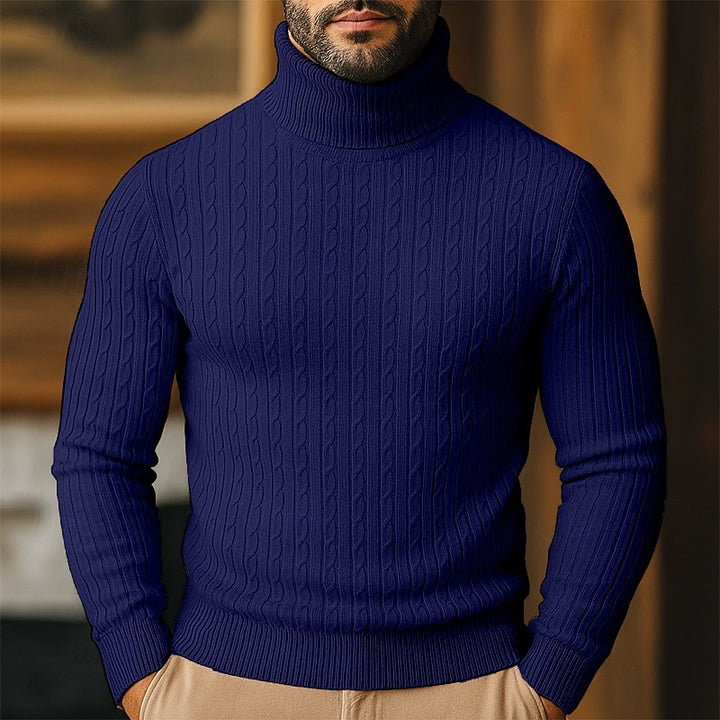 Tristan | Cable-Knit Turtleneck Sweater