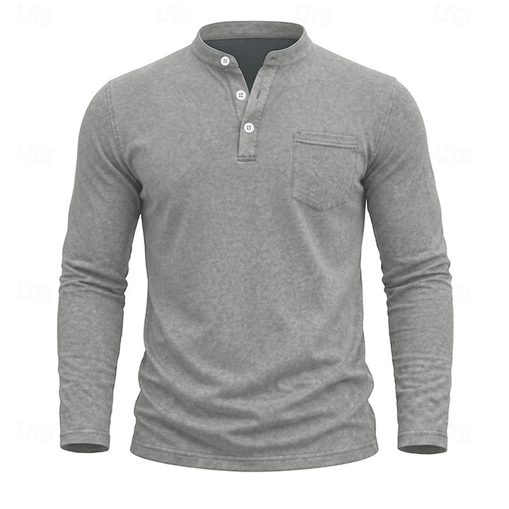 Russell | Long-Sleeve Henley Shirt