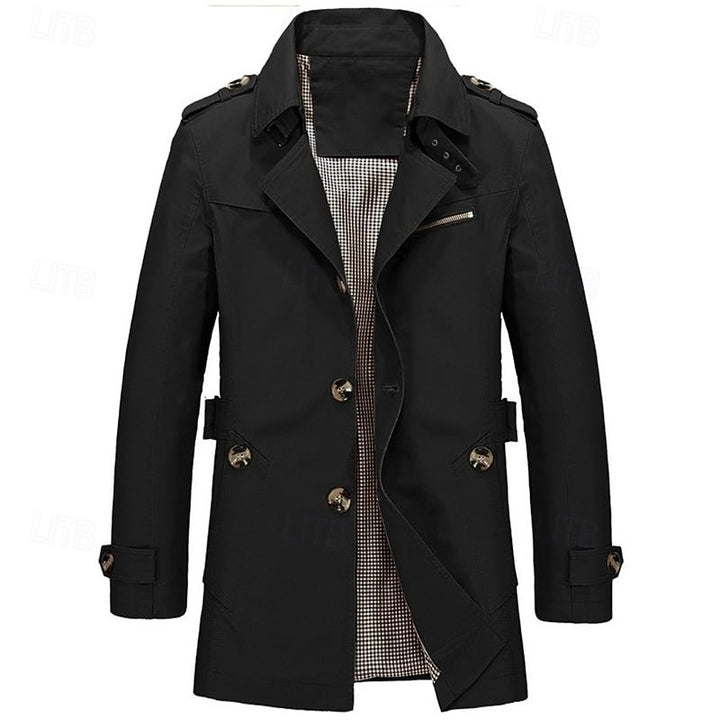 Wallace | Refined Single-Breasted Trench Coat