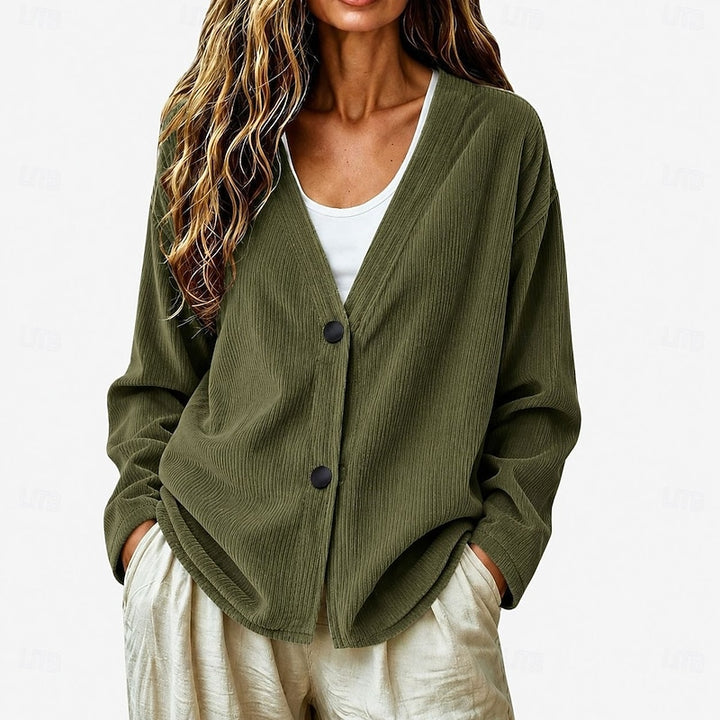 Rosamund | Relaxed Button-Front Cardigan