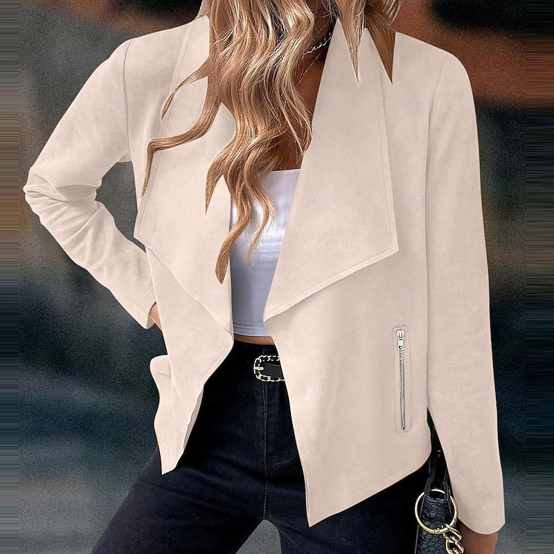 Brooke | Draped Open-Front Jacket