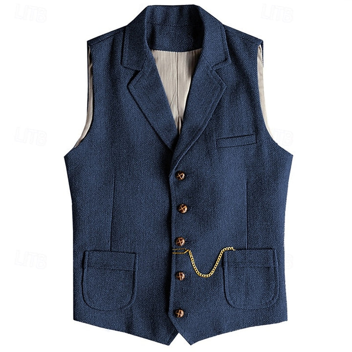 Percival | Refined Single-Breasted Vest