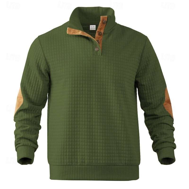 Nash | Button-Neck Pullover Sweater