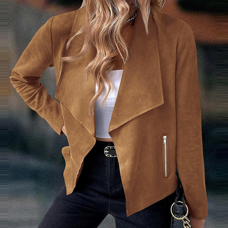 Brooke | Draped Open-Front Jacket