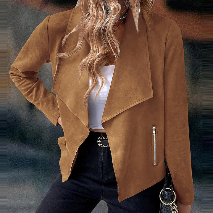 Brooke | Draped Open-Front Jacket
