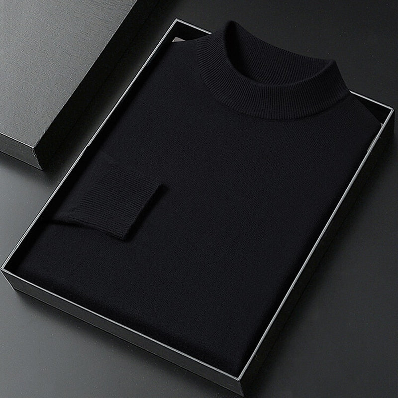 Hayes | Refined Mock Neck Sweater