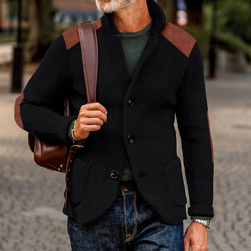 Garrison | Stand-Collar Button Cardigan