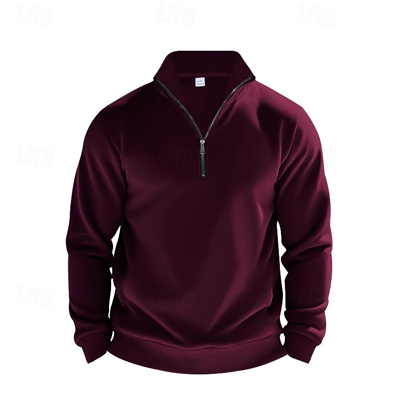 Tanner | Refined Half-Zip Sweatshirt