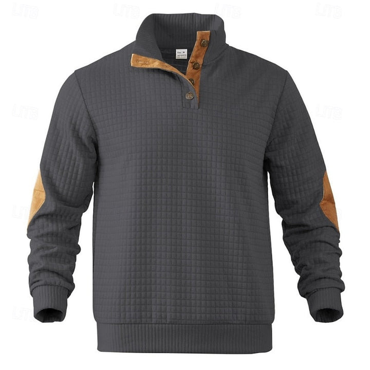 Nash | Button-Neck Pullover Sweater