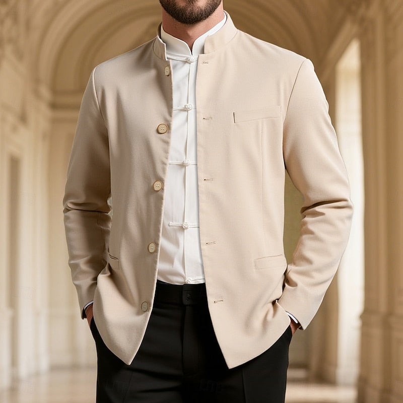 Alaric | Refined Stand-Collar Jacket