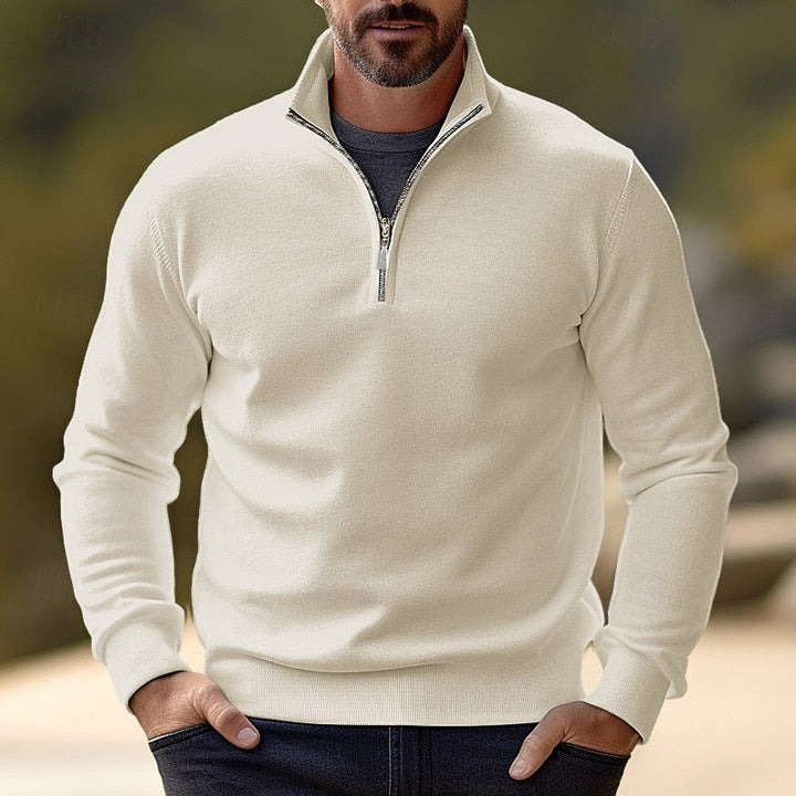 Camden | Half-Zip Stand-Collar Sweater