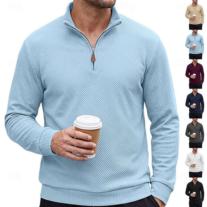 Barrett | Quarter-Zip Textured Pullover