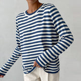 Nadine | Relaxed Striped Long Sleeve Sweater