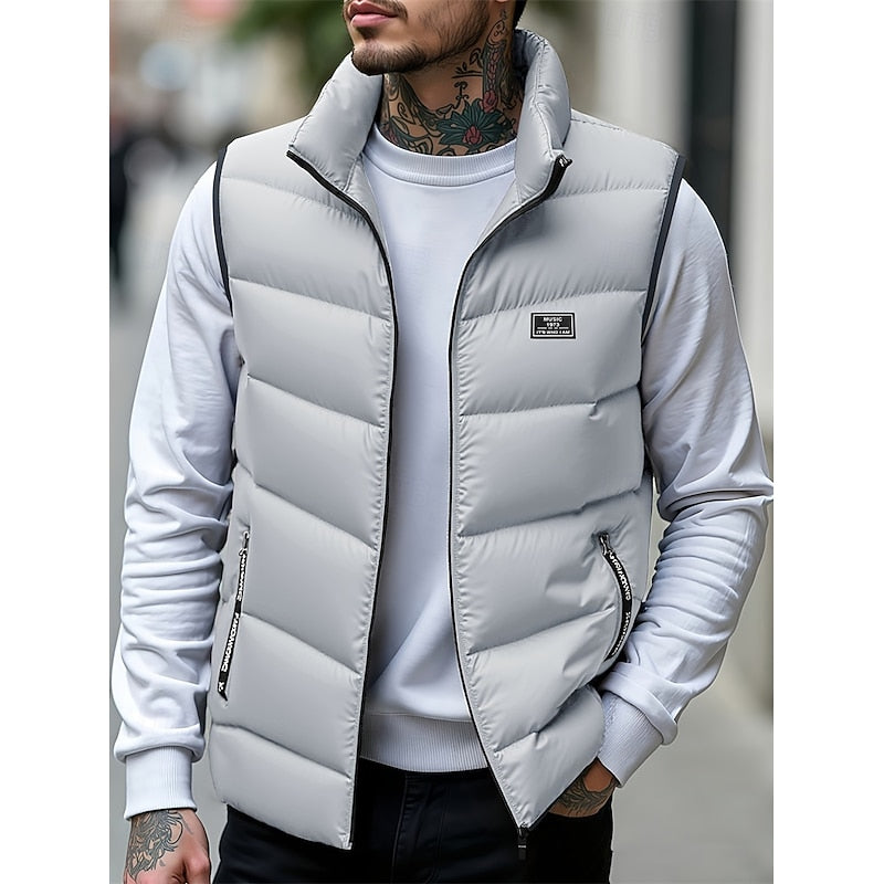 Chase | Quilted Stand-Collar Vest