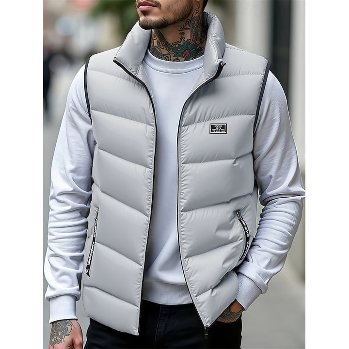 Chase | Quilted Stand-Collar Vest