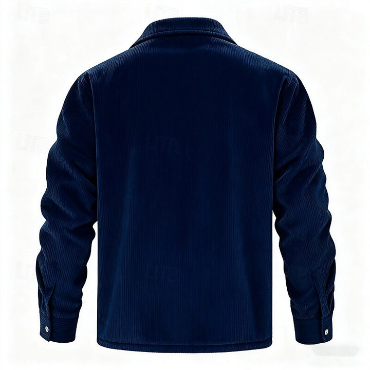 Alden | Ribbed Sherpa-Lined Jacket