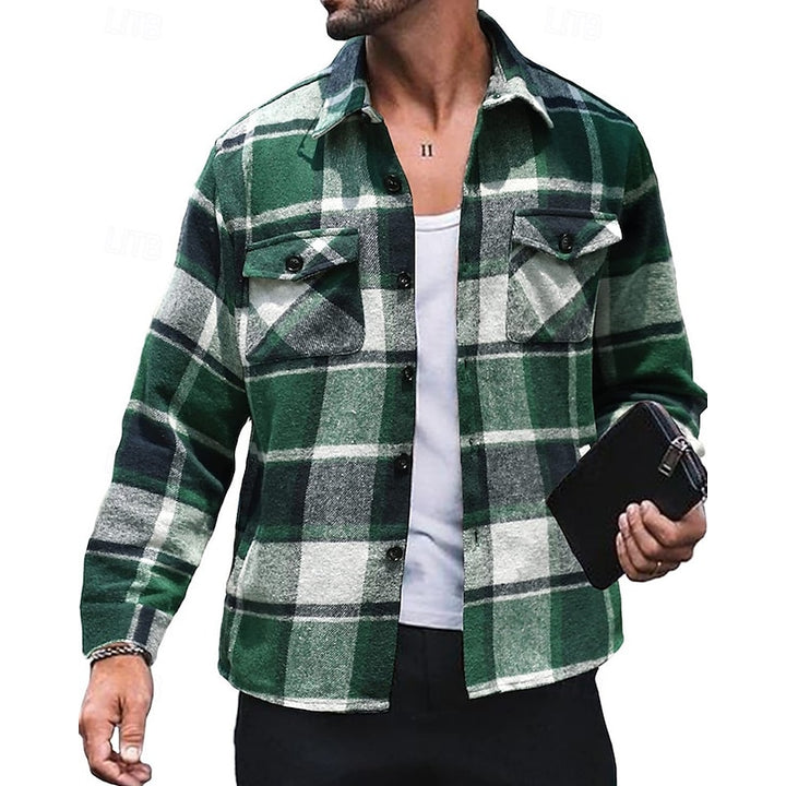 Callan | Rugged Plaid Shirt Jacket