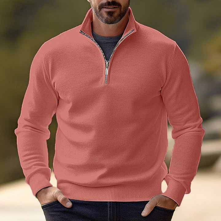 Camden | Half-Zip Stand-Collar Sweater